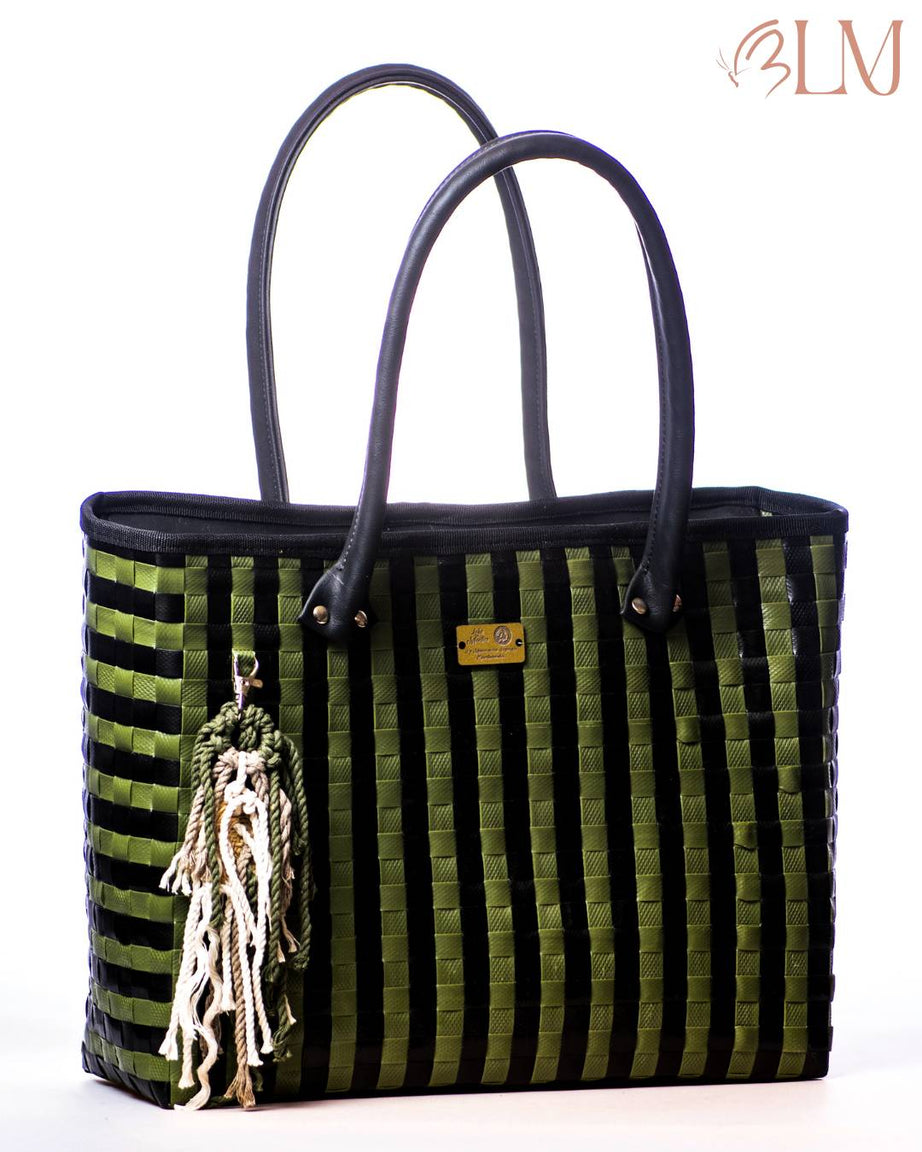 Bolso Aventura Urbana | Negro & Verde